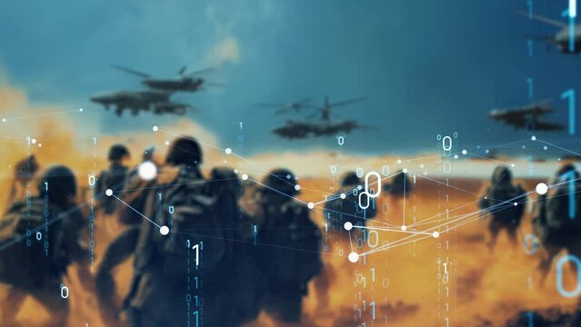 battlefield and network. Hybrid war.