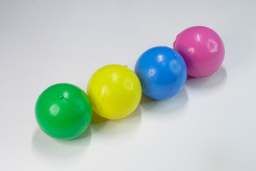 colorful plastic ball