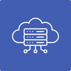 Cloud Server Icon