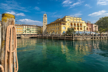 Stadtansichten von Riva del Garda, Italien