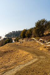 Path in the Dolomite Mountains