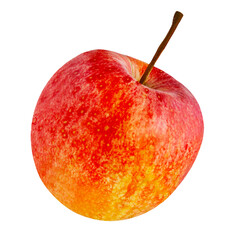 1 Apfel und Hintergrund transparent
