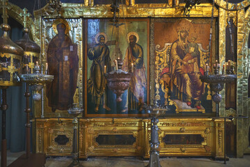 Main iconostasis of a Suzdal Kremlin cathedral