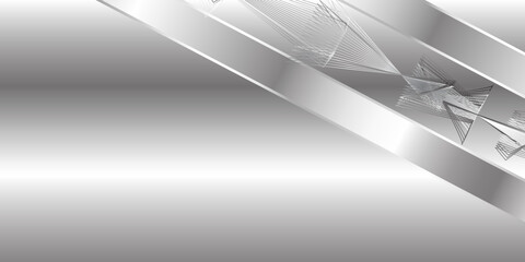 Light grey background gradient - abstract silver metal texture. Abstract metallic Silver 3D background.