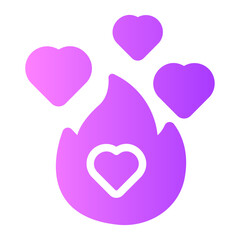 trending gradient icon