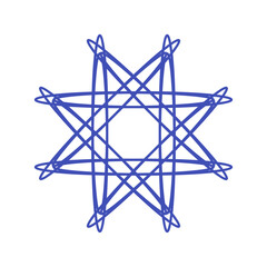 star of david on white