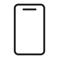 smartphone line icon