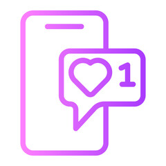 like gradient icon