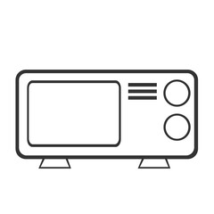 microwave icon. Kitchen vector ilustration.