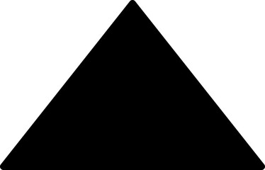 triangle vector design illustration isolated on white background