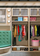 3D Rendering Home Closet