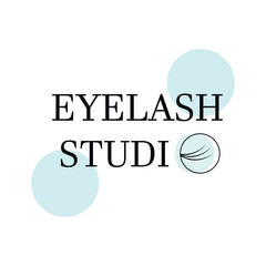 Eyelash studio concept. Staining, curling, laminating, lash lift. Eyelash Extension Procedure. Lengthening lashes for girl in beauty salon. Beauty Concept.