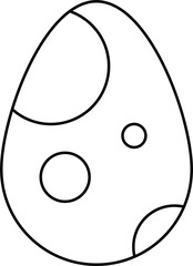 dragon egg design illustration isolated on transparent background