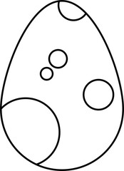 dragon egg design illustration isolated on transparent background