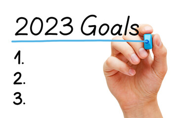 Blank Goals List For The New Year 2023