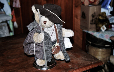 Der Schäfer -  origineller, handgefertigter  Teddybär,- Unikat und Teil einer Sammlung