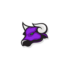 illustration of a bull