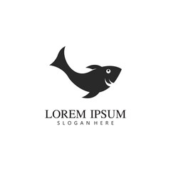 Fish logo template