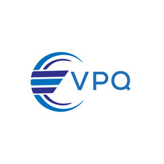 VPQ letter logo. VPQ blue image on white background. VPQ vector logo design for entrepreneur and business. VPQ best icon.