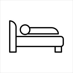 patient bed icon