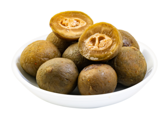 Sweet and sour baby Dracontomelon. It's a seasonal fruit in Vietnam. Due to its short season, people often preserved it to use throughout the year.