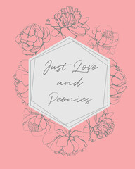 Invitation on your wedding, birthday, baby shower, etc. Vector