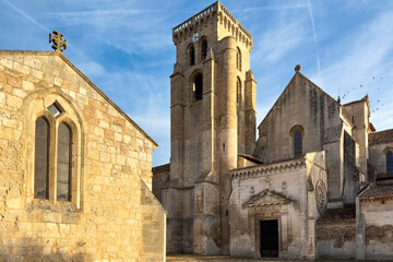 Fototapeta na wymiar Abbey of Santa Maria la Real de Las Huelgas - Burgos, Castile and Leon, Spain . High quality photography.