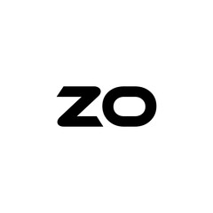 ZO letter logo design with white background in illustrator, vector logo modern alphabet font overlap style. calligraphy designs for logo, Poster, Invitation, etc.