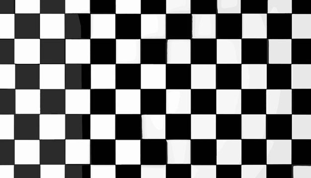 Fondo de baldosas o cubos de color blanco y negro.Tablero de ajedrez