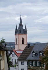 Fototapeta na wymiar Kirchturm Rauenthal