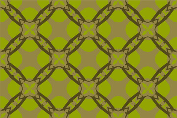 Fototapeta premium Abstract seamless pattern, seamless wallpaper, seamless background designed for use for interior,wallpaper,fabric,curtain,carpet,clothing,Batik,satin,background , illustration, Embroidery style.