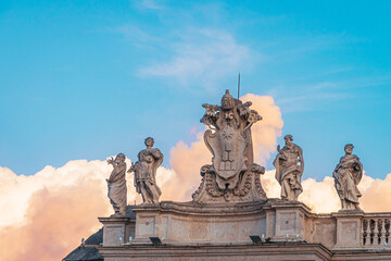 Obraz premium Vatican Saints - Saint Peter's Square - Rome Italy