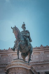 Fototapeta na wymiar Altar of the Fatherland - Vittorio Emanuele II - Rome Italy