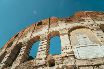 Rome Colosseum Italy - Sunny Day