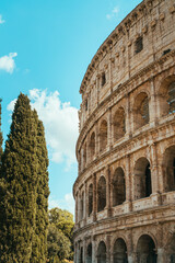 Rome Colosseum Italy - Sunny Day