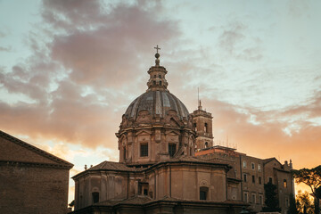 Chiesa dei Santi Luca e Martina - Sunset Church Rome