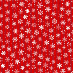 Winter holiday seamless pattern,celebrate theme on red background