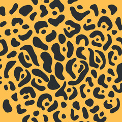 Jaguar Modern editable vector Hand drawing pattern.