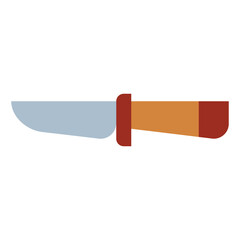 Knife flat icon style