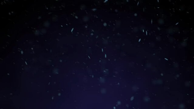 abstract animated particles. fireworks. the background. Snow