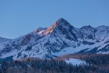 Plexiglas foto achterwand Winter mountains © Galyna Andrushko