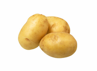Potato on white.