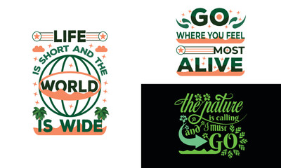 the best t shirt design for travelers and nature lover