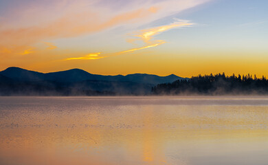 Chatcolet Lake in Early Fall in Idaho