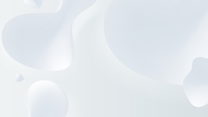 White abstract on gray background