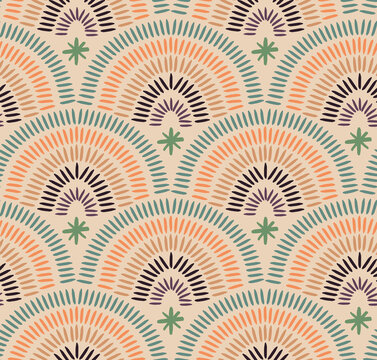 Earthy embroidery