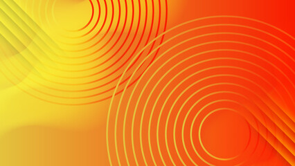 Abstract orange minimal background with geometric creative and minimal gradient concepts, for posters, banners, landing page concept image.