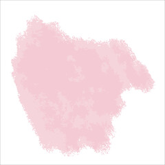 A pink spot of paint without a background. Vector brushstroke for backgrounds and other designs.