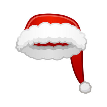 Santa Claus Christmas hat Large size of emoji
