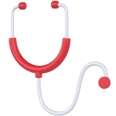 Stethoscope 3D icon